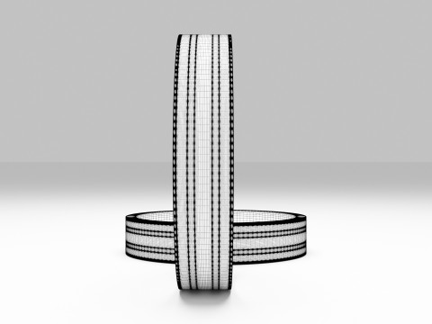 Silver Ring 3D Model
