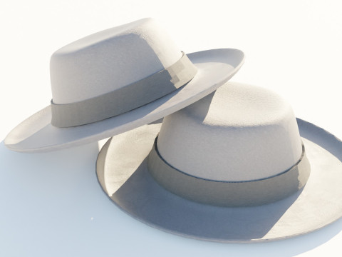 Fedora Hat 3D Model