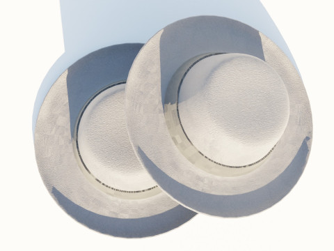Fedora Hat 3D मॉडल