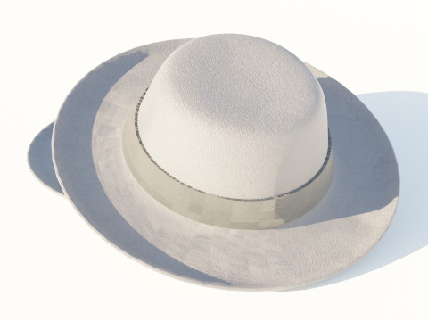 Fedora Hat 3D मॉडल