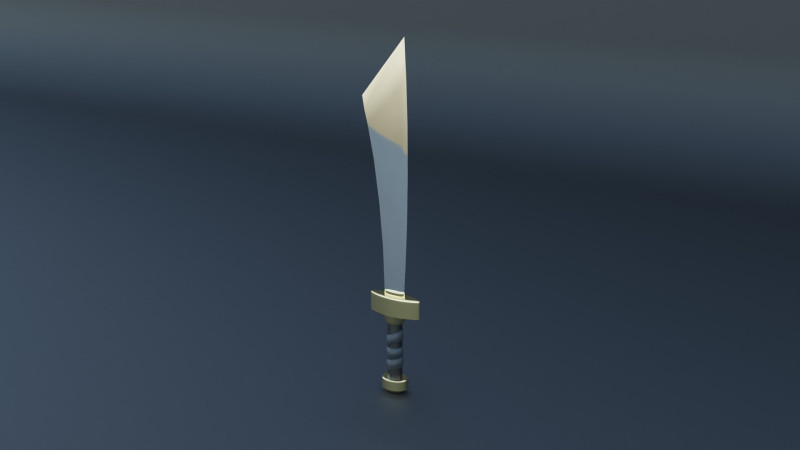 Sword Low-poly Modelo 3D .c4d .max .obj .3ds .fbx .stl .blend 