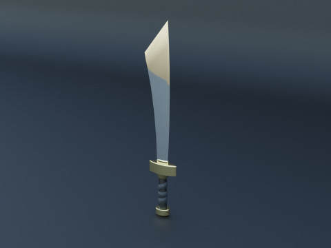 Sword Low-poly Modelo 3D