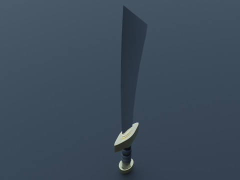 Sword Low-poly Modelo 3D