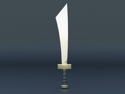 Sword Low-poly Modelo 3D