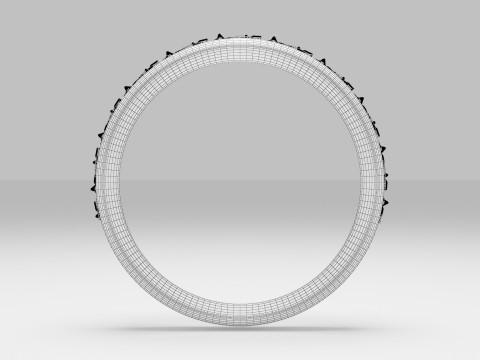 Gold Ring Ornaments 3D Model