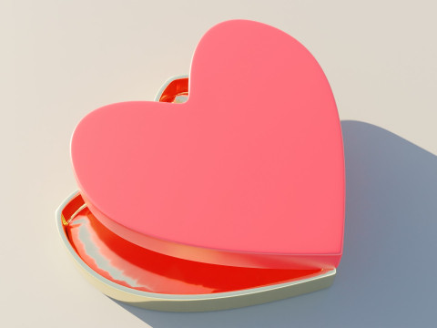 Heart Chocolate Box Modelo 3D