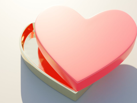 Heart Chocolate Box Modelo 3D
