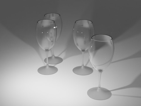 Wine Glass 3D Model