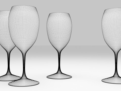 Wine Glass Modello 3D