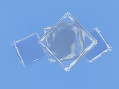 Ice Cubes 3D Model