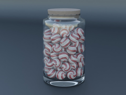 Jar Of Candy 3D मॉडल