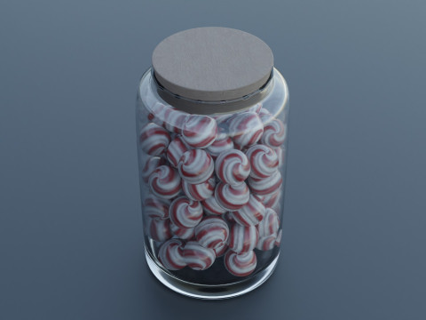 Jar Of Candy 3Dモデル