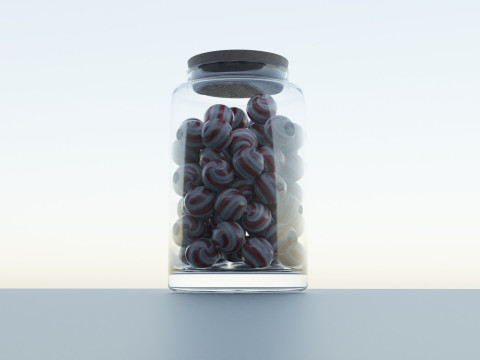 Jar Of Candy 3Dモデル
