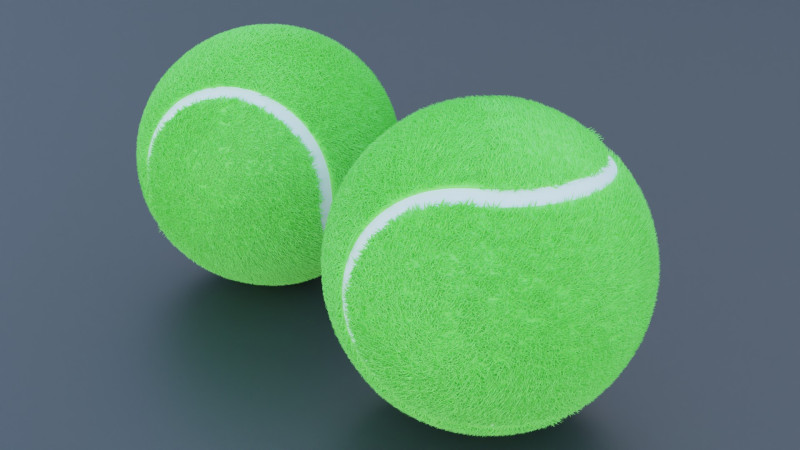 Tennis Ball 3D Model .c4d .max .obj .3ds .fbx .stl .blend 