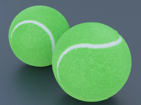 Тенісний м'яч 3D Модель