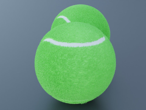 Tennis Ball 3D Model