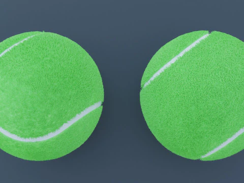 Tennis Ball 3D Model