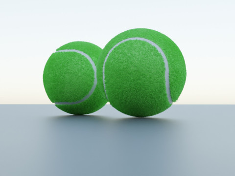 Tennis Ball 3D Model