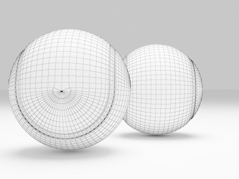 Tennis Ball 3D Model