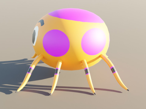Cartoon Spider Modelo 3D