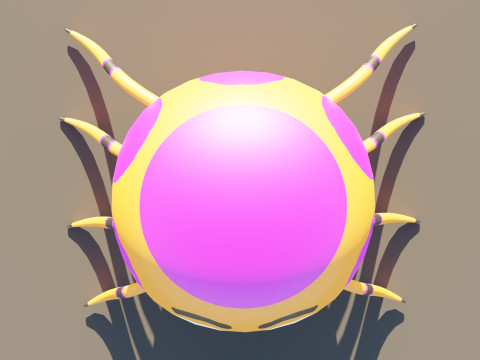 Cartoon Spider Modelo 3D