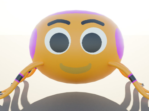 Cartoon Spider Modelo 3D