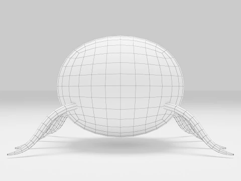 만화 거미 3D 모델