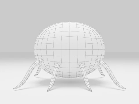 만화 거미 3D 모델