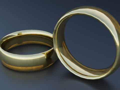 Golden Ring Modello 3D