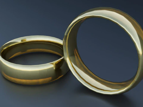 ゴールデンリング 3Dモデル