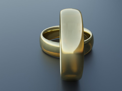 Golden Ring Modèle 3D