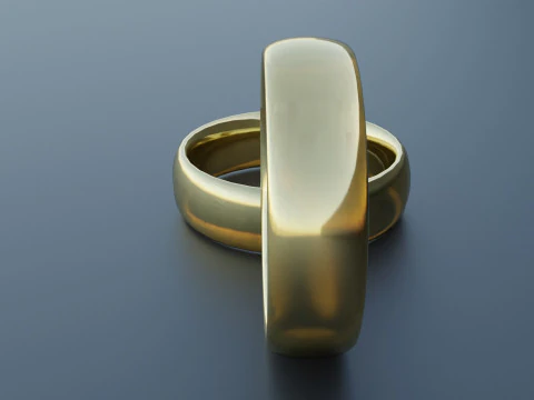 Golden Ring 3D Model
