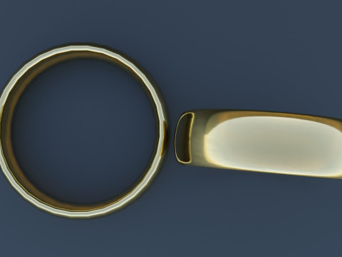 Golden Ring Modèle 3D