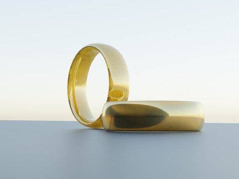 Golden Ring Modèle 3D
