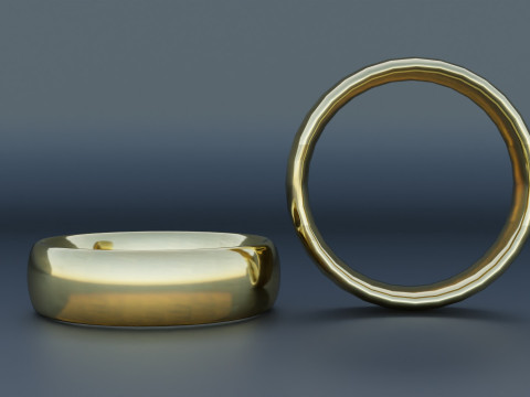 Golden Ring Modèle 3D