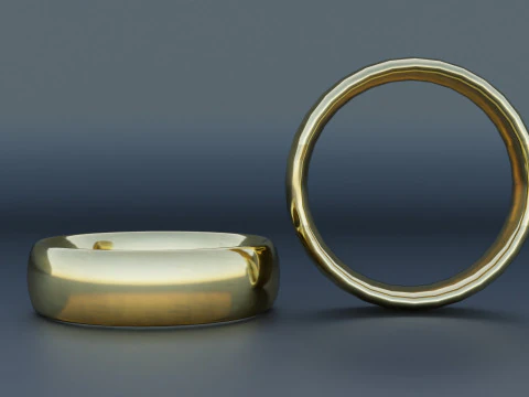 Golden Ring 3D Model