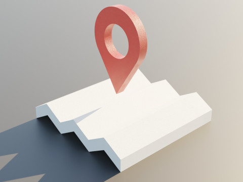 Map Marker 3Dモデル