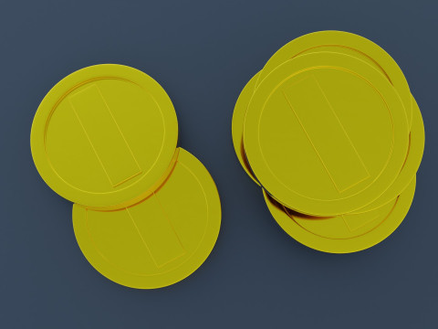 Pile of Gold Coins Modelo 3D