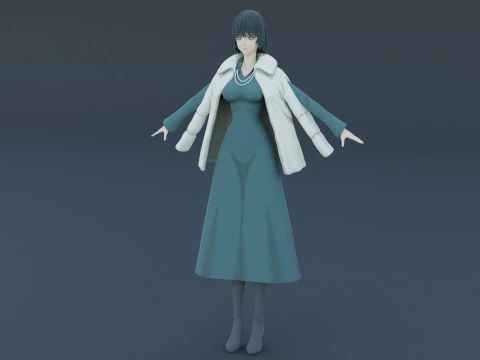 Fubuki - One Punch Man Modelo 3D