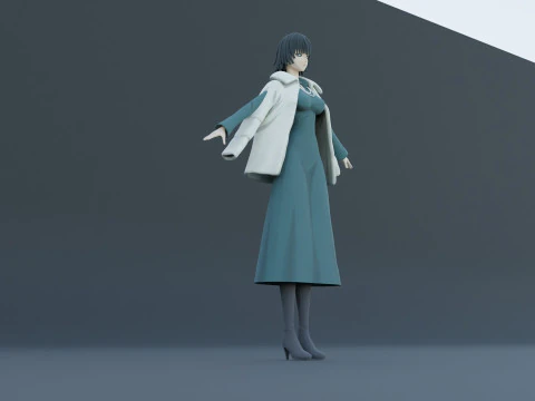 Fubuki - One Punch Man 3D Model