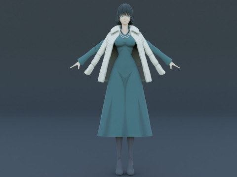 Fubuki - One Punch Man Model 3D