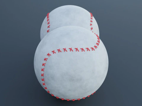 Baseball 3D Model