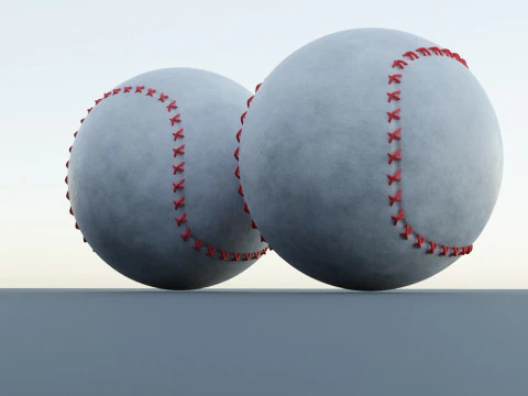 Baseball 3D Model