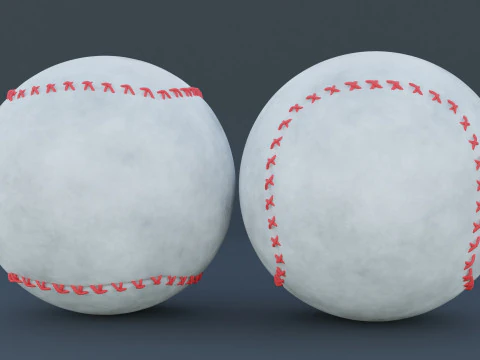 Baseball 3D Model