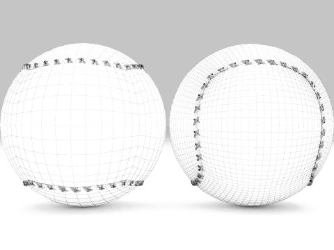 Baseball 3D Model