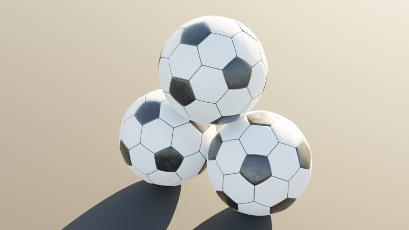 Soccer Ball 3D Модель .c4d .max .obj .3ds .fbx .stl .blend