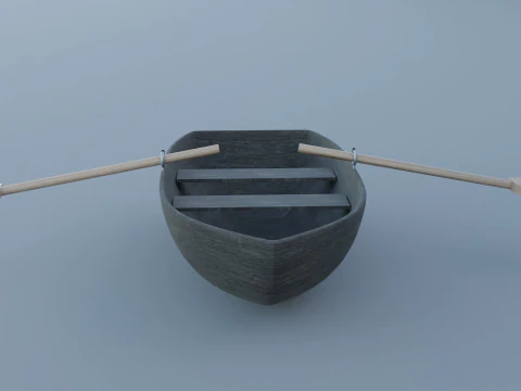 River Boat 3D Model