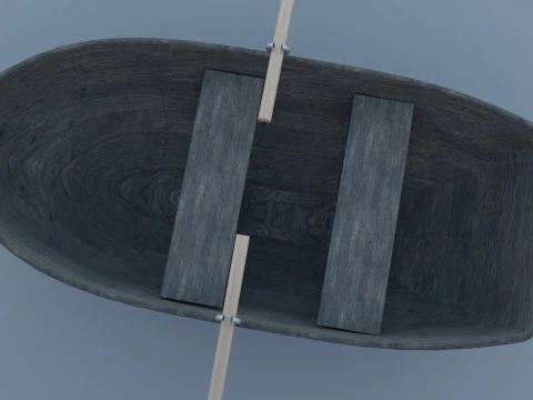 River Boat 3D Model