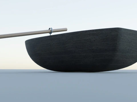 River Boat 3D Model