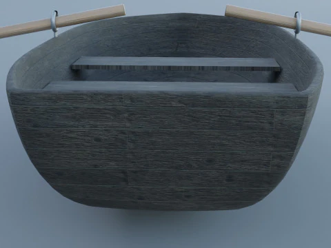 River Boat 3D Model